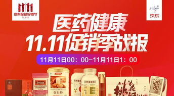 京東醫藥健康11.11第一小時戰績 健康增強用品組合裝銷售同比增長超220%